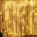 Pikkukuva 1 / 3: 300 LED-verhovalot 3M * 3M Vedenpitävä IP44 Ulkokoristelu