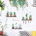 Miniatyrbilde 2 av 5: Friske grønne planter sukkulenter blader potteplanter soverom por