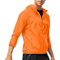 Miniatyrbild 1 av 3: Lätt Herr Casual Jacka Combat Utomhus Vandring Huva Kappa Överdelar-r (2XL Orange)