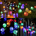 Miniatyrbilde 5 av 5: 30 LED 6,5M Multicolor Solcelled Utendørs Julelys