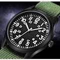 Miniatyrbillede 2 af 4: (hvid) Herreur Armbåndsure Vandtæt Analog Design Kronograf Lysende Skive Kalender Mode