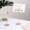 Miniatyrbillede 2 af 5: 12 rose gold hukommelsesklip metalbeslag med krokodilleklemmer til