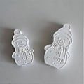 Miniatyrbillede 5 af 5: Jule-tema Snemænd Silikone Resin Form Julepynt Forme Snemænd Epoxy Forme til Fremstilling af Særpræg