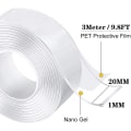 Miniatyrbilde 2 av 5: 3 meter ekstra sterk tosidig tape, Nano Tape Trans