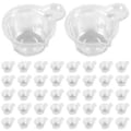 Miniatyrbillede 1 af 3: 100 stk. Epoxy Blandingskopper Epoxy Plastikkop DIY Epoxy Blandingsholdere Plastform Kop Dispenser