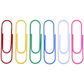 Miniatyrbillede 3 af 4: 24 stk. Ekstra store papirclips Multifarvede Jumbo-coatede papirclips Mega store papirclips