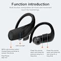 Pikkukuva 5 / 5: TWS Bluetooth 5.0 urheilukuulokkeet langattomat kuulokkeet 8D Stereo