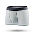 Miniatyrbilde 1 av 5: Helt Nye Herre Undertøy Klassiske Myke Pustende Boxershortser Silkeaktige Boxershortser Sunne å Bruke (L lys grå)