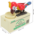 Miniatyrbild 4 av 5: Hungrig papegoja spargris, elektronisk spargris, söt automatisk flygande papegoja spargris E