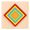 Miniatyrbild 5 av 5: Träpusselspel för småbarn Montessori FormSorteringspussel*