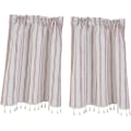 Miniatyrbillede 1 af 5: 4 stk. korte gardinvinduer Valances Spisestue Badeværelse Valances Korte gardin Åndbare Valanc