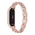 Miniatyrbilde 2 av 5: 8-formet Diamant-legering Armbånd For Xiaomi Mi Band 6 / 5 (Rosegull)