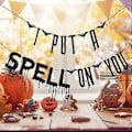 Miniatyrbillede 3 af 5: halloween fest dekoration, flagermus dekoration, fest dekoration, halloween banner