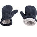 Miniatyrbilde 1 av 5: （L）Baby Vinter Votter Fleece Foret Toddler Gutter Varme Myke Hansker