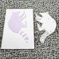 Miniatyrbillede 4 af 5: Metal Skæreforme til Kat Stencil DIY Scrapbooking Album Papir Kort Skabelon Form Prægning Håndværk Dekoration