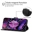 Miniatyrbilde 4 av 5: Lærtelefonveske for ZTE Nubia Red Magic 7S (Svart)