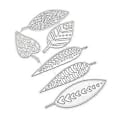 Miniatyrbilde 4 av 5: Blad Blader Metall Klippestanser Stencil DIY Scrapbooking Album Stempel Papir Kort E