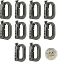 Plastique Petit Molle Clip Tactique Crochets D-Ring Molle Tactiqu