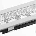 Miniatyrbild 2 av 3: Rektangulära LED-lampor för köksfläkt, ersättningslampa med dubbla rader LED-ljus kallt ljus rektangulär fläktkåpa rök lampa 12V LED-ljus