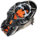 Miniatyrbild 2 av 4: Universal Crampons 18 Tänder Stål Isgrepp Anti-Slip Snö och Is Dragkedjor Skoskedjor Säkra