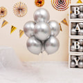 Miniatyrbillede 3 af 5: 50 balloner krom balloner i metallisk glans tykke latexballoner