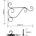 Miniatyrbillede 2 af 5: 2 stk. vægmonteret planteophæng | Metalophæng til planter | Høj