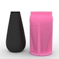 Miniatyrbillede 3 af 5: Unik Rund Silikonform til DIY Vase Blomsterarrangement Vase Harpiksforme Skrivebordsdekoration Bordmidtpunkt