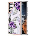 Miniatyrbillede 1 af 5: Elektroplettering TPU-etui til Samsung Galaxy S22 Ultra 5G (Lilla)