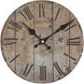 Miniatyrbild 1 av 5: 40cm Vintage Digital Väggklocka Rund Design Modern Mute Silent W