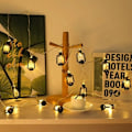 Miniatyrbilde 1 av 4: LED parafinlampe retro hestelampe jul utendørs bar hage seng