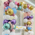 Miniatyrbillede 4 af 5: Metalfarvede balloner 50 stk. Metalballon jubilæumsideal infla