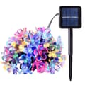 Solcellslingor för utomhusbruk, 7 m 50 LED vattentäta fe-li