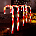 Miniatyrbilde 1 av 5: 5 stk Candy Cane lyslenke, julelys LED Candy Cane, Illumina