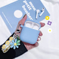 Miniatyrbillede 2 af 5: Kompatibel med AirPods etui Blødt silikone med sød nøglering Sho