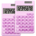 Miniatyrbillede 1 af 5: 2 stk. Basic Standard Lommeregnere Mini Digital Desktop Lommeregnere