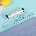 Miniatyrbillede 5 af 5: 2 stk. Rulle lineal i plast til måling og tegning