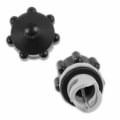 Miniatyrbillede 1 af 5: Sort ventiladapter, kajakpumpe adapter oppustelig dyse kompressor