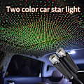 Miniatyrbilde 2 av 5: USB-nattlysstjerneprojektor, 2 i 1 automatisk biltak LED-lys, A