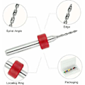 Miniatyrbillede 4 af 5: Sæt med 10 Mikro Karbid PCB Bor Bits Diameter fra 0,3 mm til 1,2 mm 1/8 Skaft med Æske Mini Fræser Bor Bit Præcisionsværktøjer til Modelfremstilling