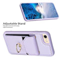 Pikkukuva 5 / 5: Organ Card Bag -puhelimen kuori iPhone SE 2022 / 2020 / 8 / 7 (Violetti)
