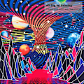 Miniatyrbilde 4 av 5: Fjellplanet Tornado Wave Tapestry