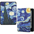 Miniatyrbild 1 av 5: Fodral för helt nya Kindle 2019 Smalt Läderfodral med Auto Sleep/Wake Funktion Målad Skal Skyddande Fodral för Amazon Helt nya Kindle (10:e generationen