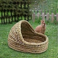 Miniatyrbilde 4 av 5: Halm Hamster Rede Leke Slipper Formet Kaninseng for Små Dyr Kanin (35cmx23cm)