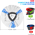 Miniatyrbillede 2 af 5: 4 udskiftningsmopper til Vileda Turbo 2 i 1 EasyWring & Clean Comp