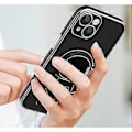 Pikkukuva 4 / 5: Astronautit Piilotetun Telakan Kotelo Yhteensopiva Iphonen 12 Pro Max/12 Pro/12 Kanssa, Sähköpinnoitettu Tpu Suojakotelo