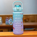 Miniatyrbild 4 av 5: Gradient Vattenflaska BPA-fri 1.5/2L Dricksflaska med Sugrör för Träning (1500ml Gradient Lila)