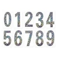 Pikkukuva 1 / 5: Heijastavat Postilaatikon Numerotarrat Elegantti Tyyli Vedenkestävä Numerotarrat Tarra Koti Sisustukseen (3 tuumaa Laser)
