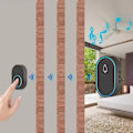 Miniatyrbillede 2 af 5: 433MHz Trådløs Dørklokke Smart Home Velkomst Chime LED Blinklys