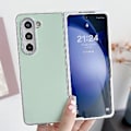 Pikkukuva 1 / 5: Metallinen Patentti PU-Kotelo Samsung Galaxy Z Fold4 5G:lle (Vihreä)