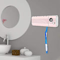 Miniatyrbild 3 av 4: Smart Tandborsthållare Väggmonterad Tandborste Sterilisator Med Timerfunktion Tandborste För Babyflickor Grön